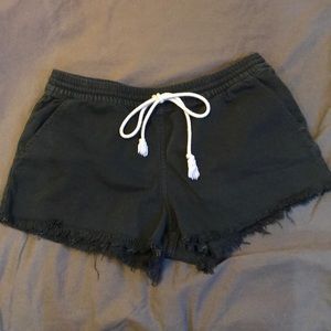 Black Drawstring Shorts